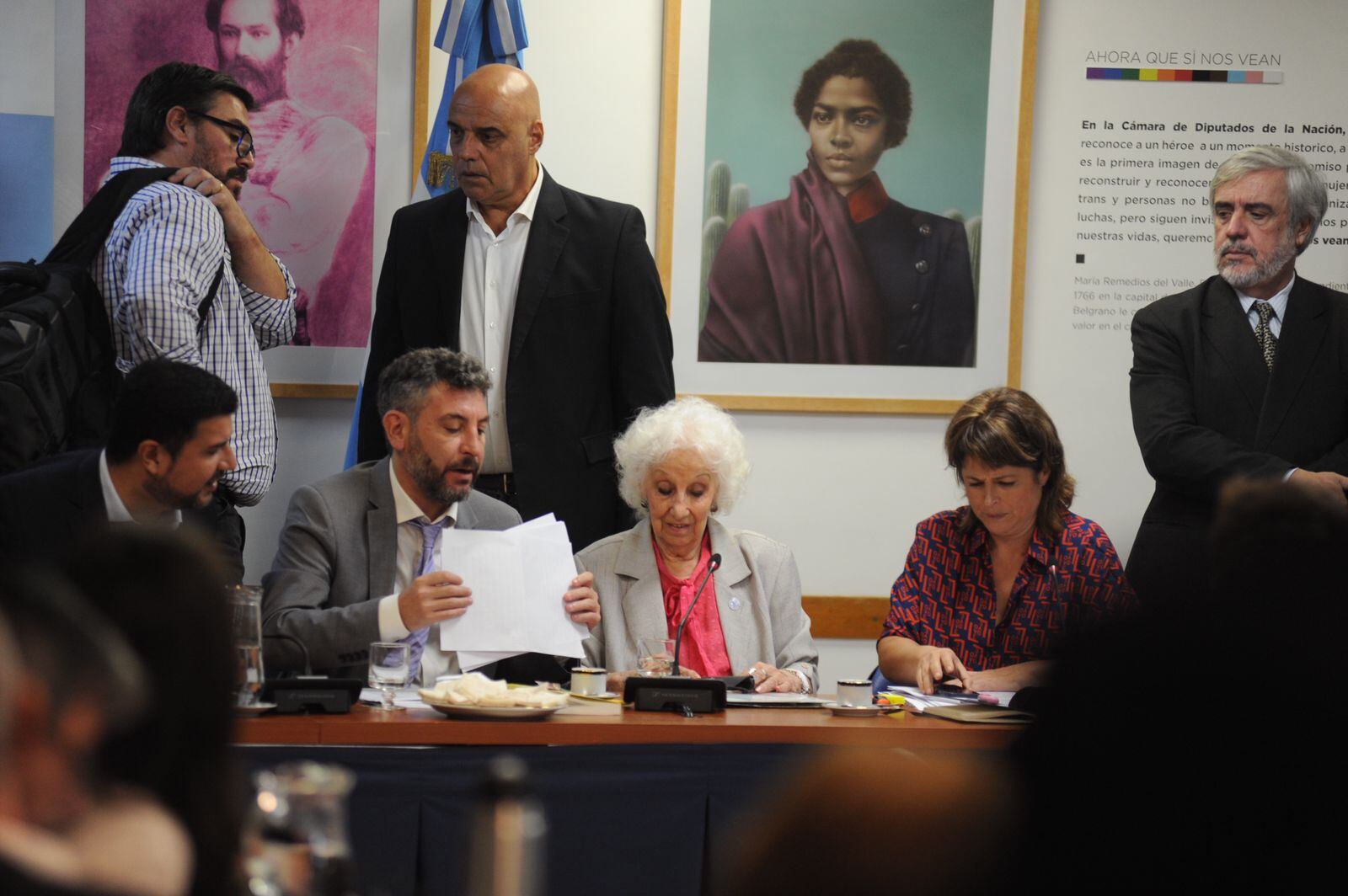 Estela De Carlotto leyó un escrito criticando el fallo "2x1" (Foto: Federico López Claro)