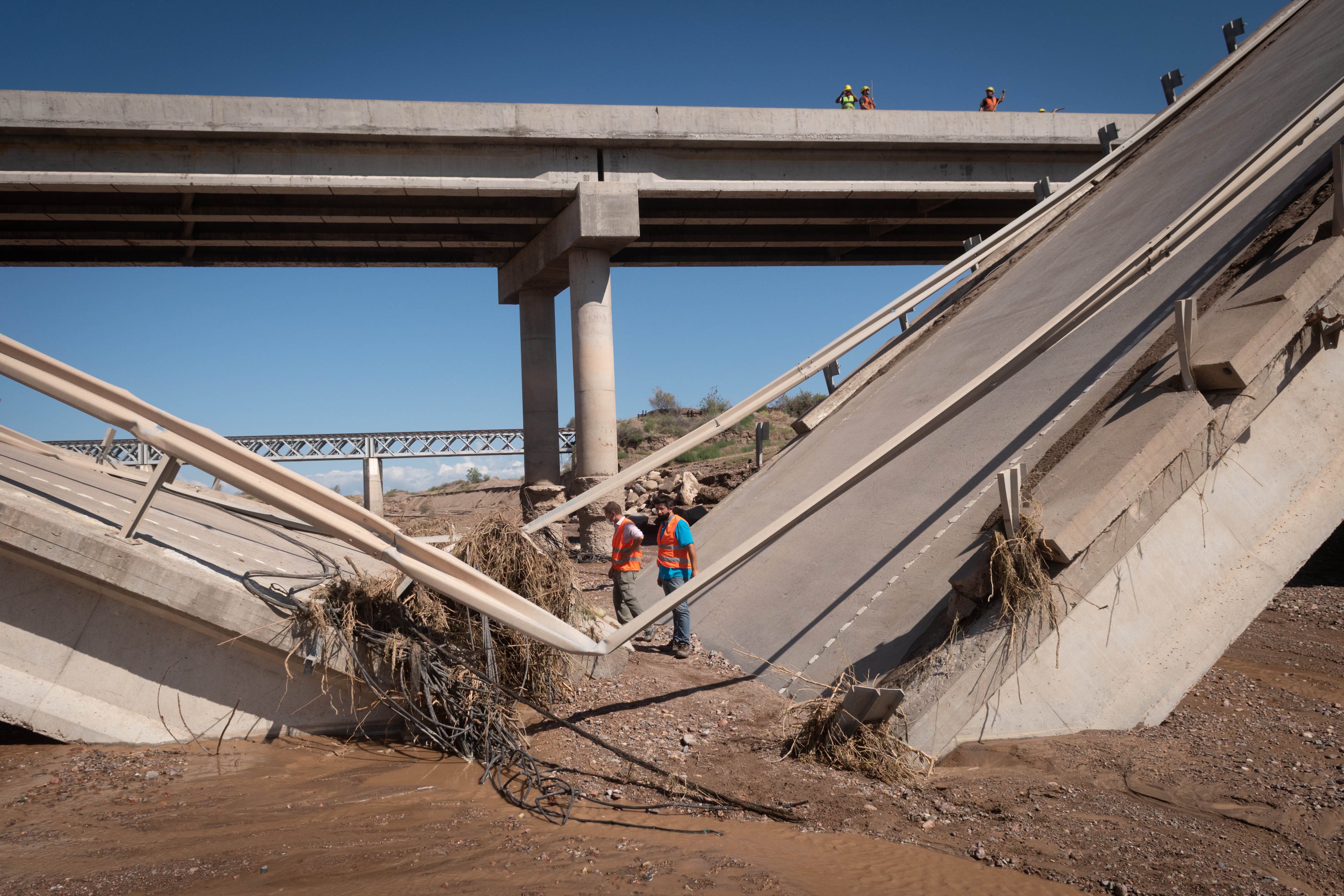 Una nueva tormenta que provocó crecidas en el Arroyo Secos generó graves destrozos en rutas,. Esta vez el lugar más afectado fue la Ruta Nacional 40, que conecta al Gran Mendoza con el Valle de Uco y el Sur de la provincia.