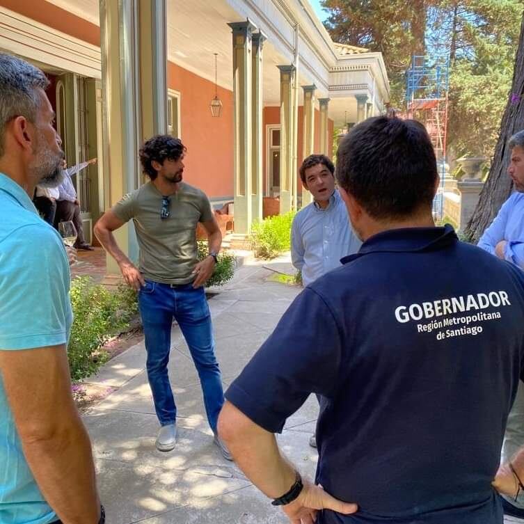 Ulpiano Suarez desarrolló una intensa agenda de trabajo junto al Gobernador de la Región Metropolitana de Santiago. Foto: Prensa Ciudad de Mendoza