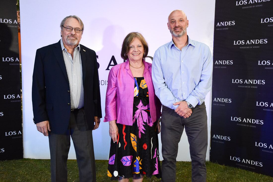 Aniversario 138 años de Diario Los Andes.
Gerardo Belinsky ,  Gladys Belinsky y Federico Ostropolsky