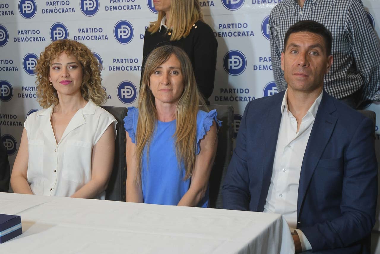 Lourdes Arrieta, Mechi Llano y Facundo Correa Llano, los aliados de Milei en Mendoza. Foto: Los Andes.