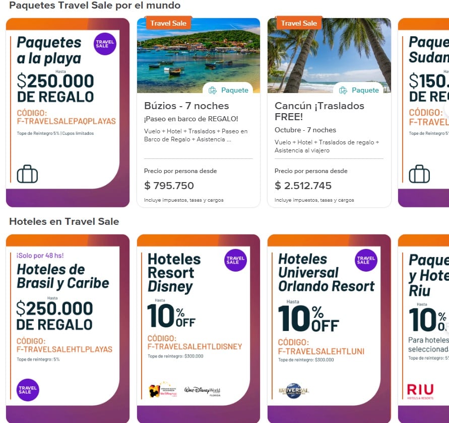 Almundo: descuentos Travel Sale 2024