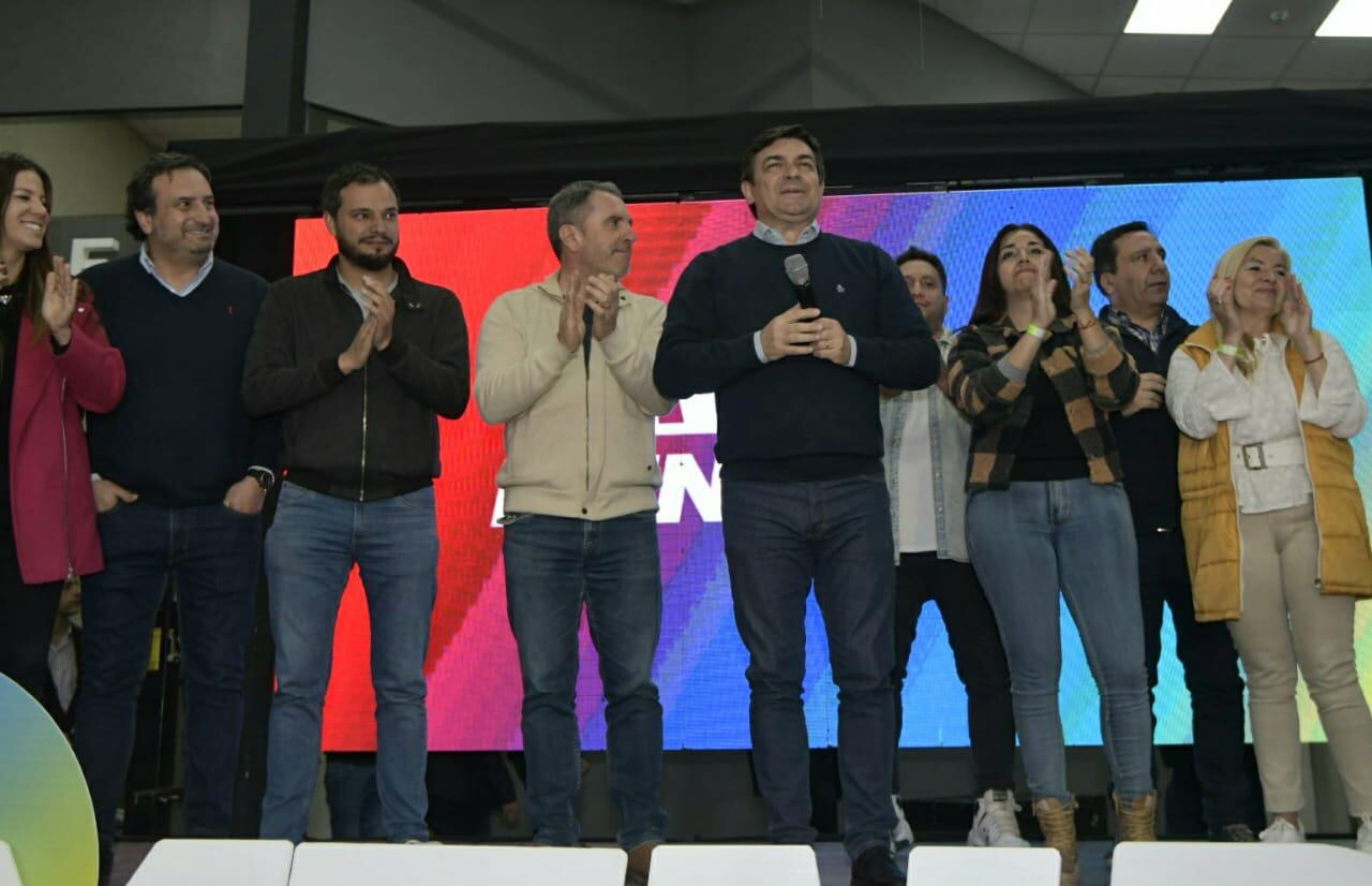 Omar De Marchi en el búnker de La Unión Mendocina. Foto: Orlando Pelichotti.