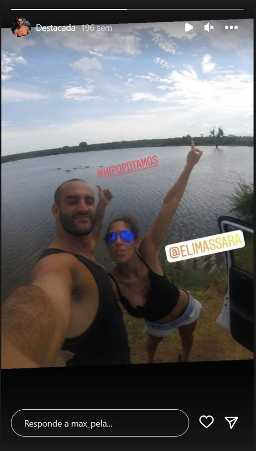 Maxi de Gran Hermano y su esposa, Eli Massara