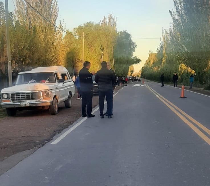 Tragedia en San Rafael: atropellaron a 3 alumnos cuando bajaron del micro y murió una nena de 10 años. Gentileza