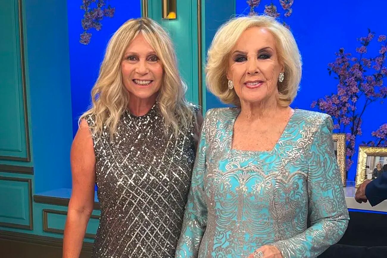 Mirtha Legrand junto a Ana Rosenfeld.