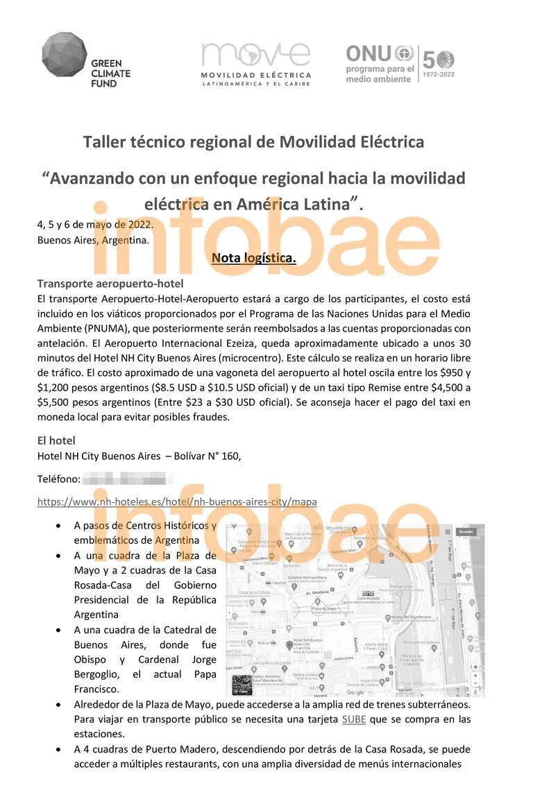 La ONU recomendó a extranjeros cambiar divisas en el mercado informal. Infobae.