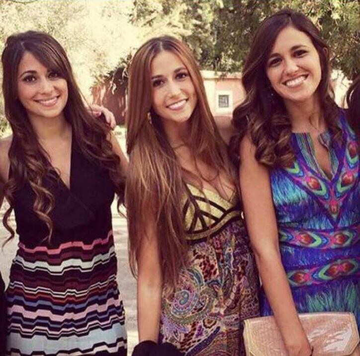 Antonela Roccuzzo y sus hermanas