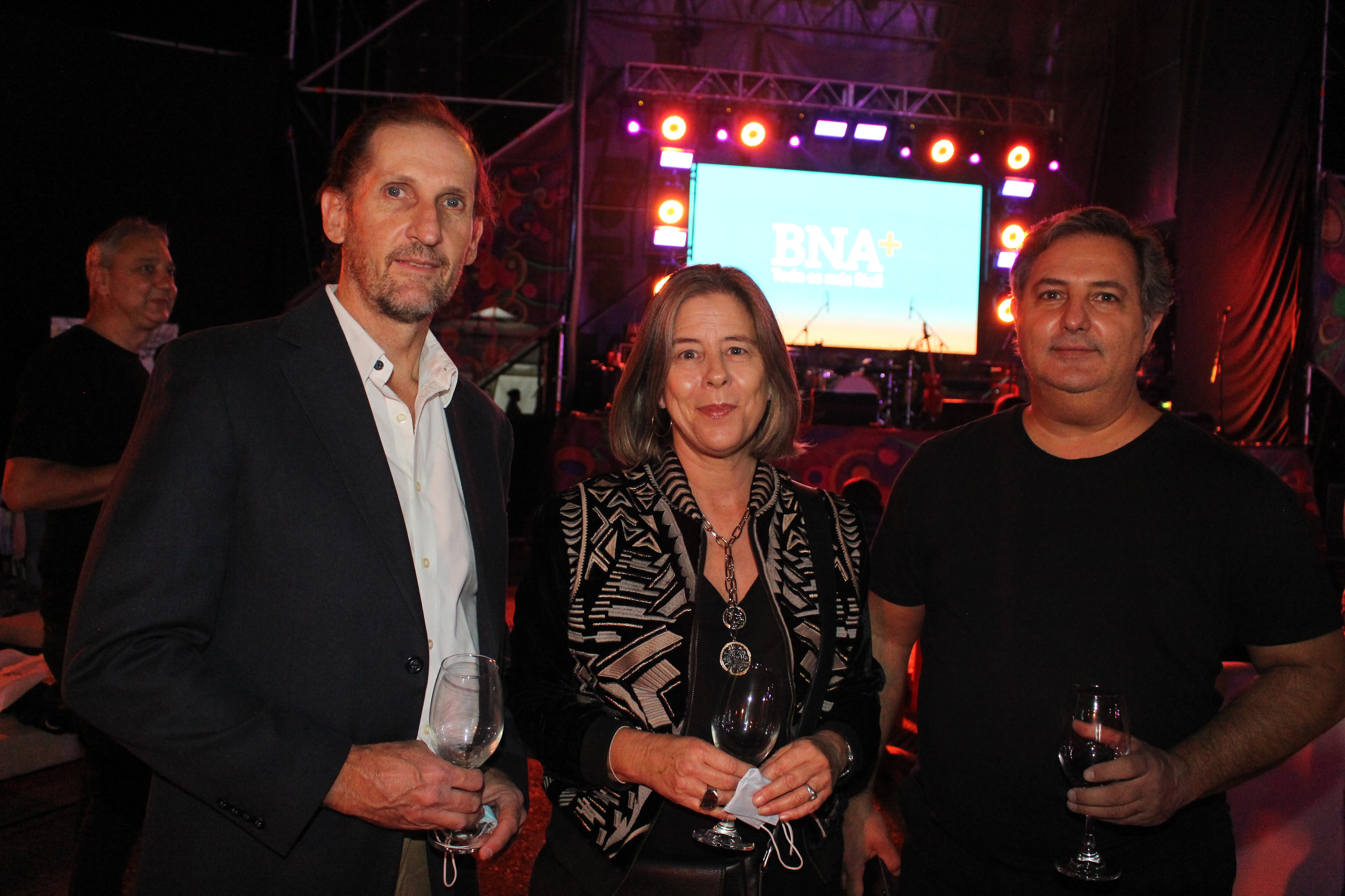 Ricardo Díez De Oñate, Carolina Ceschin y Andrés Zavattieri.