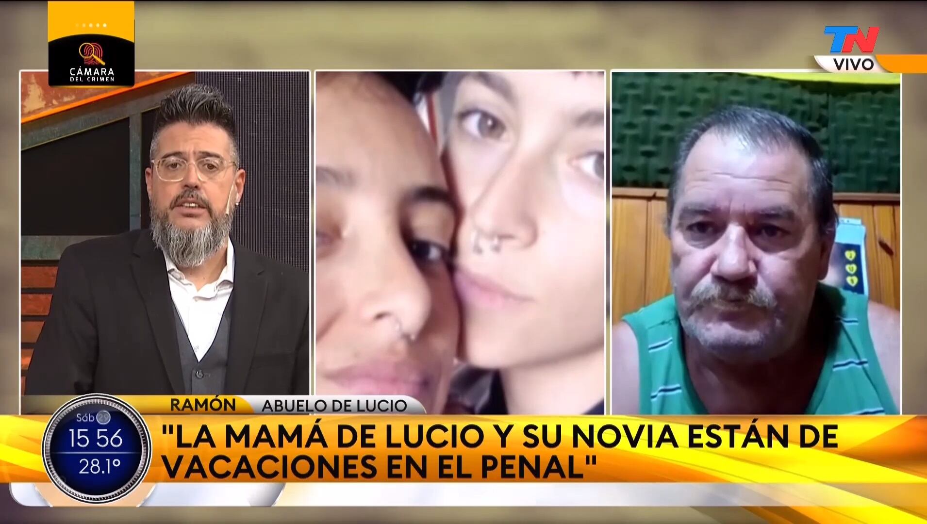 El abuelo de Lucio Dupuy dijo que las acusadas del asesinato "están de vacaciones" en la cárcel - Captura TN