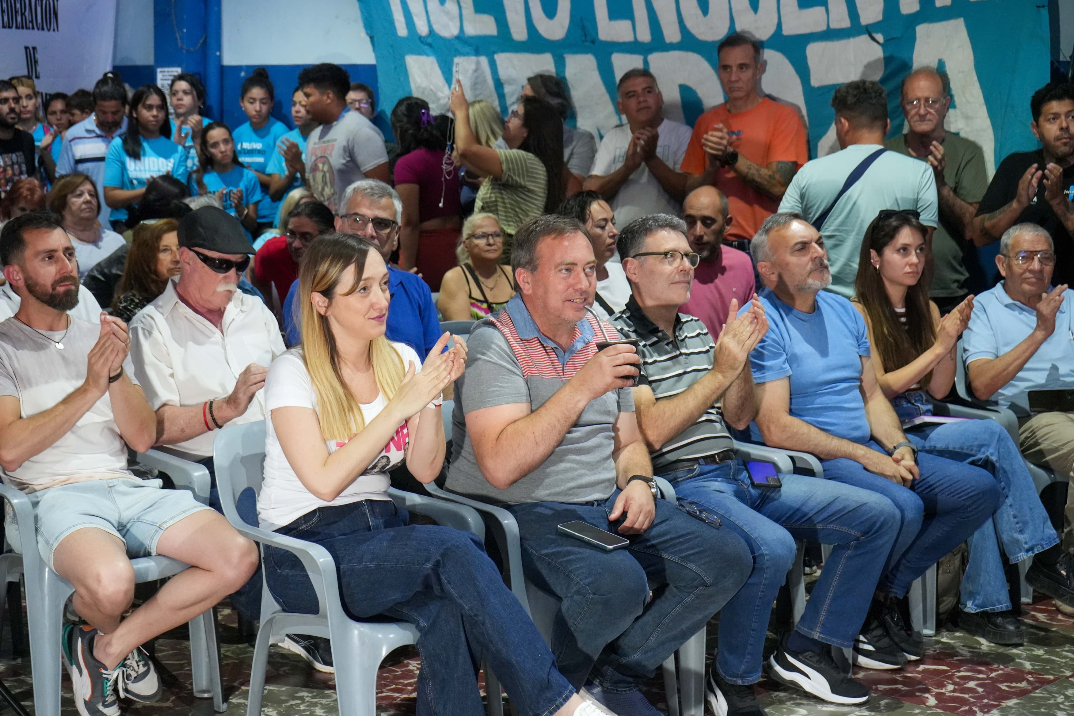 Anabel Fernández Sagasti encabezó el acto de apoyo a la presidencia de Cristina Kirchner en el PJ nacional. Foto: Gentileza