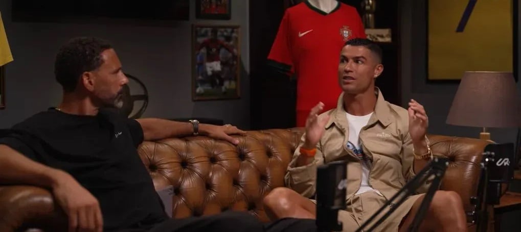 Cristiano Ronaldo y Río Ferdinand