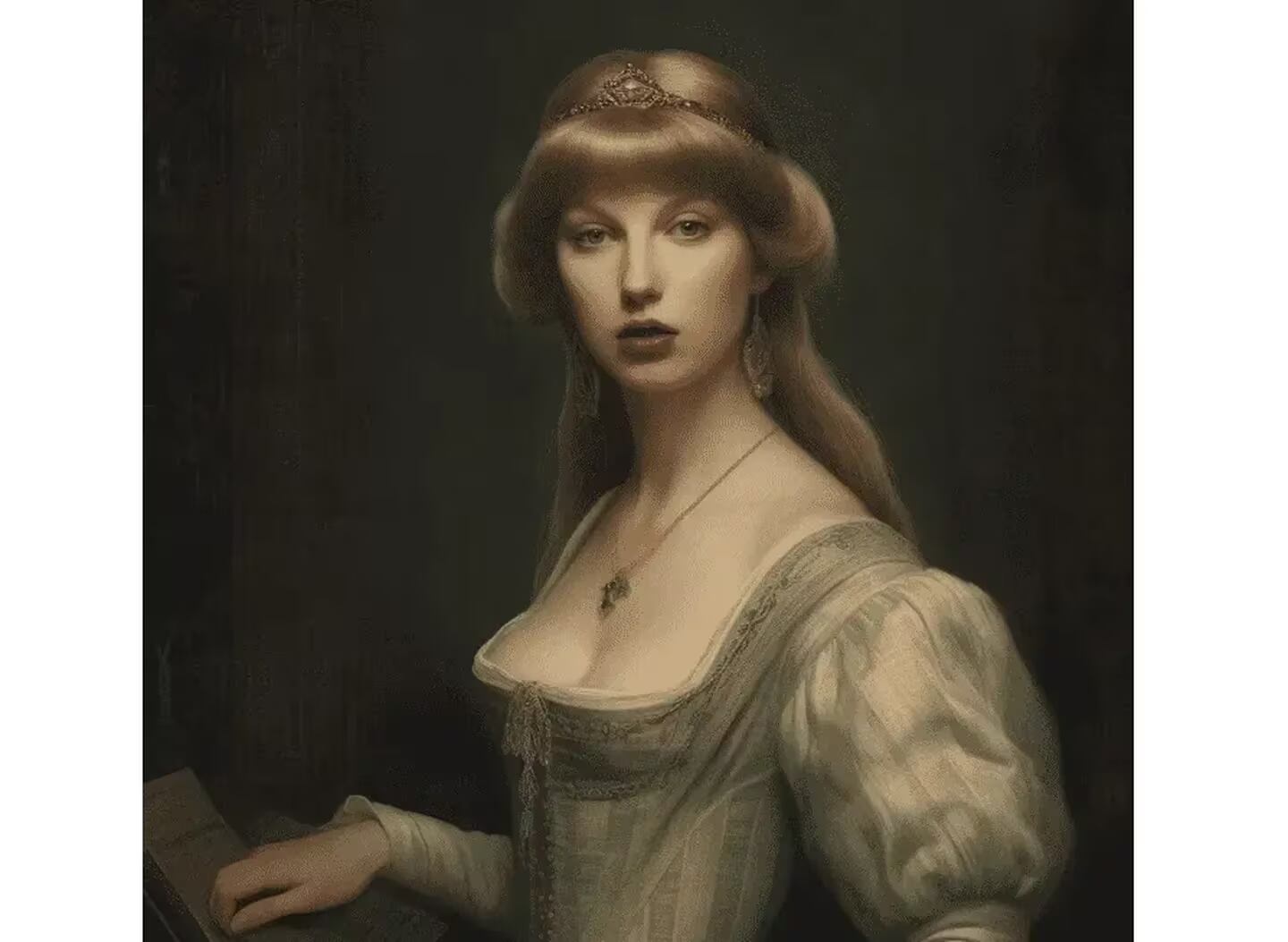 Así luciría Taylor Swift si fuera pintada por Leonardo da Vinci