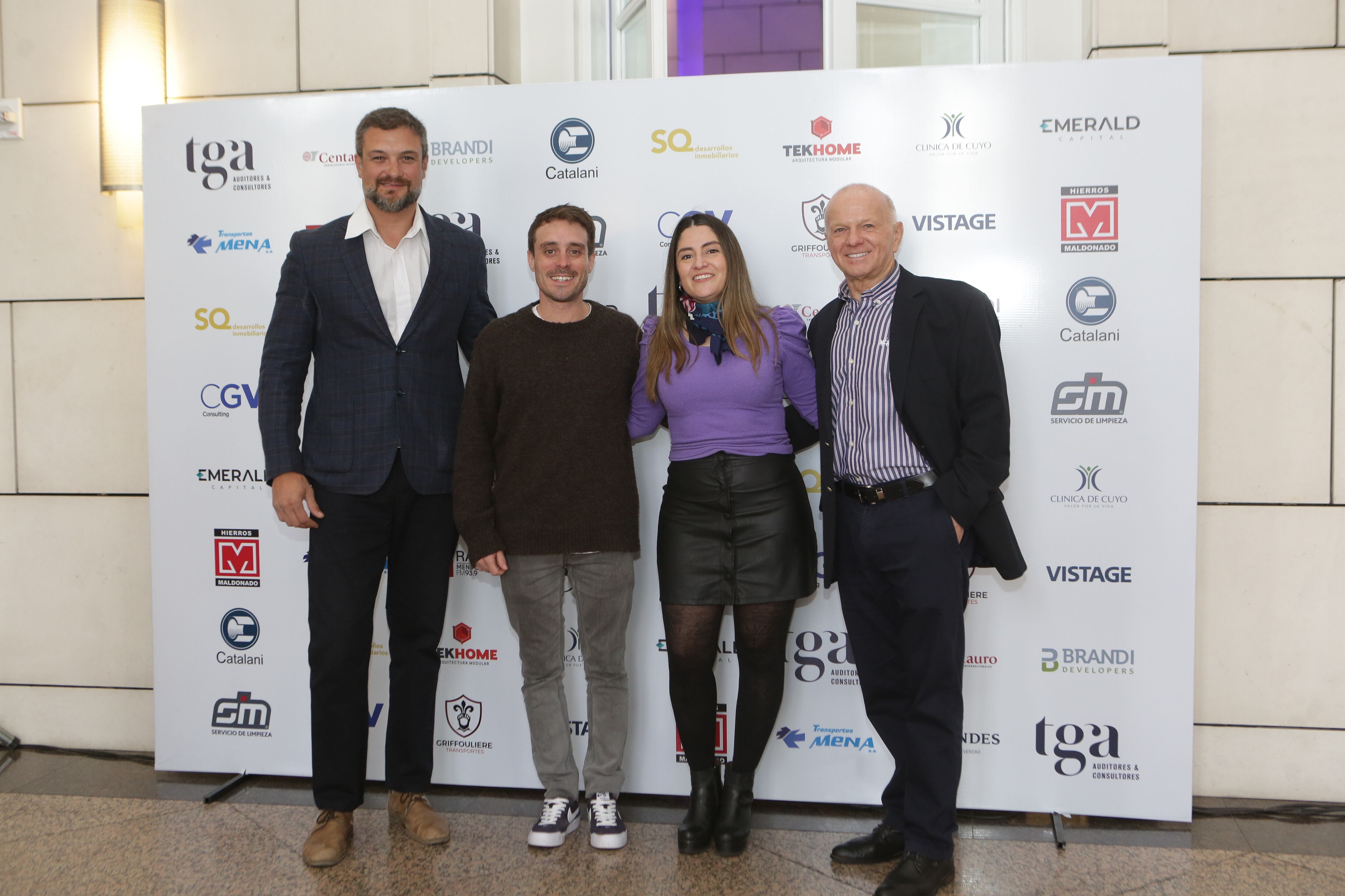 Gonzalo Orlando, Germán Giffouliere, Johanna San Martín y Armando Griffouliere.