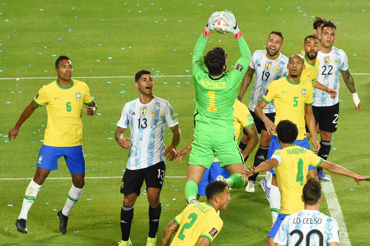 Eliminatorias Qatar 2022, Argentina Vs Brasil, Estadio San Juan Del Bicentenario. 
Foto: Mariana Villa