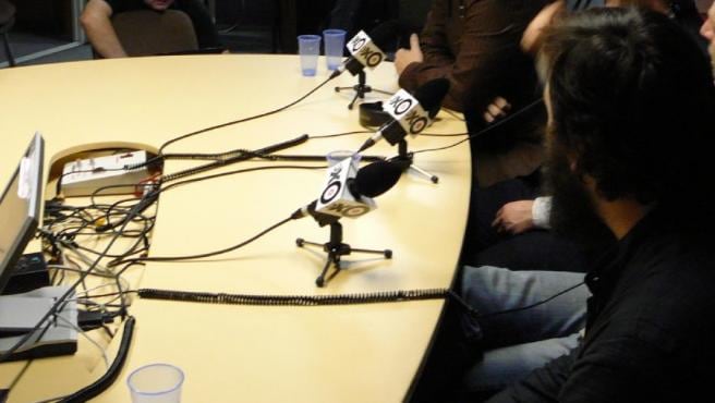 Estudio de la emisora de radio rusa Eco de Moscú.