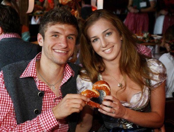 Thomas Müller y Lisa Trese