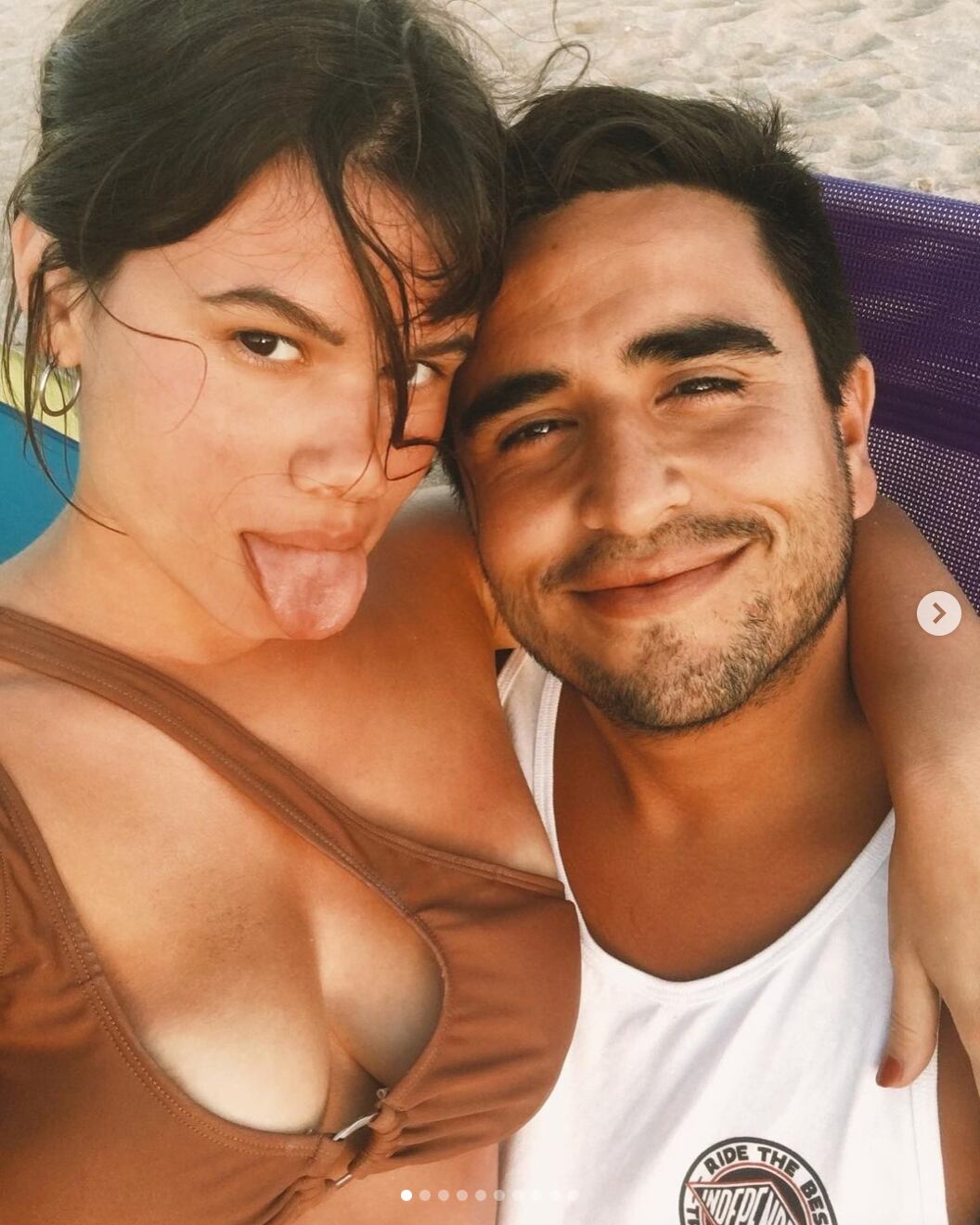 Sofía Colasante junto a su nuevo novio