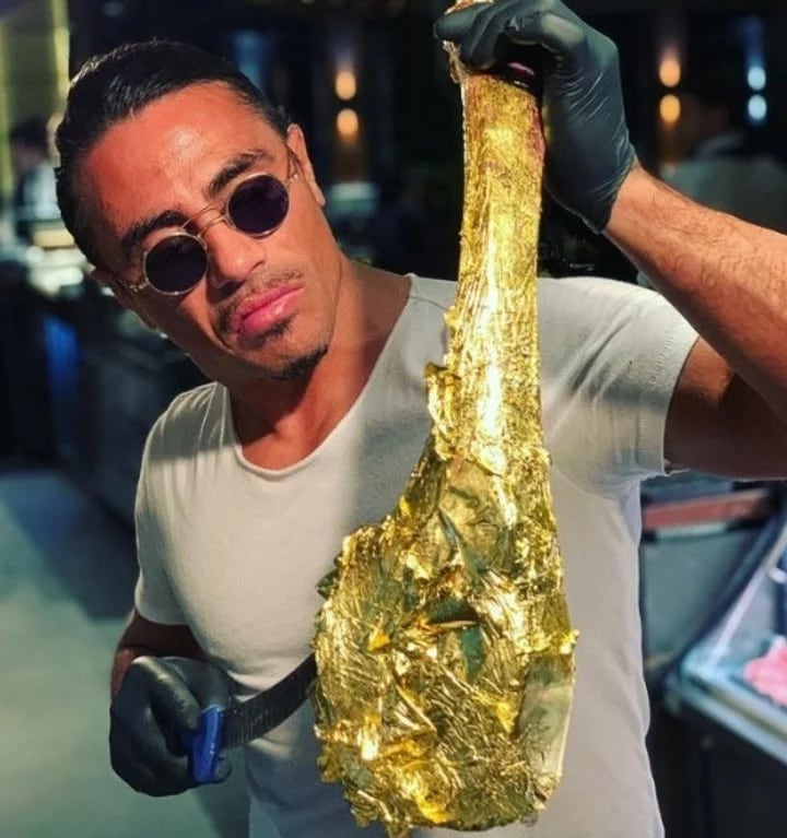 Los platos de oro de Salt Bae