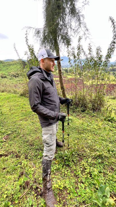 Mauro, en la selva del país africano