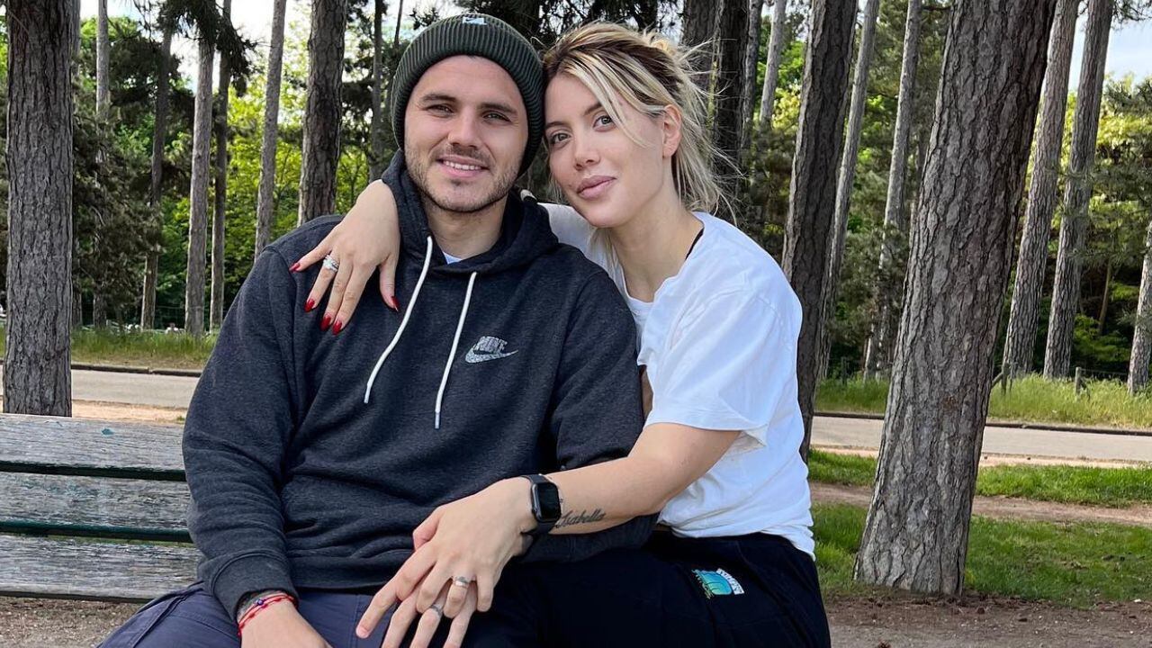 Wanda Nara y Mauro Icardi.