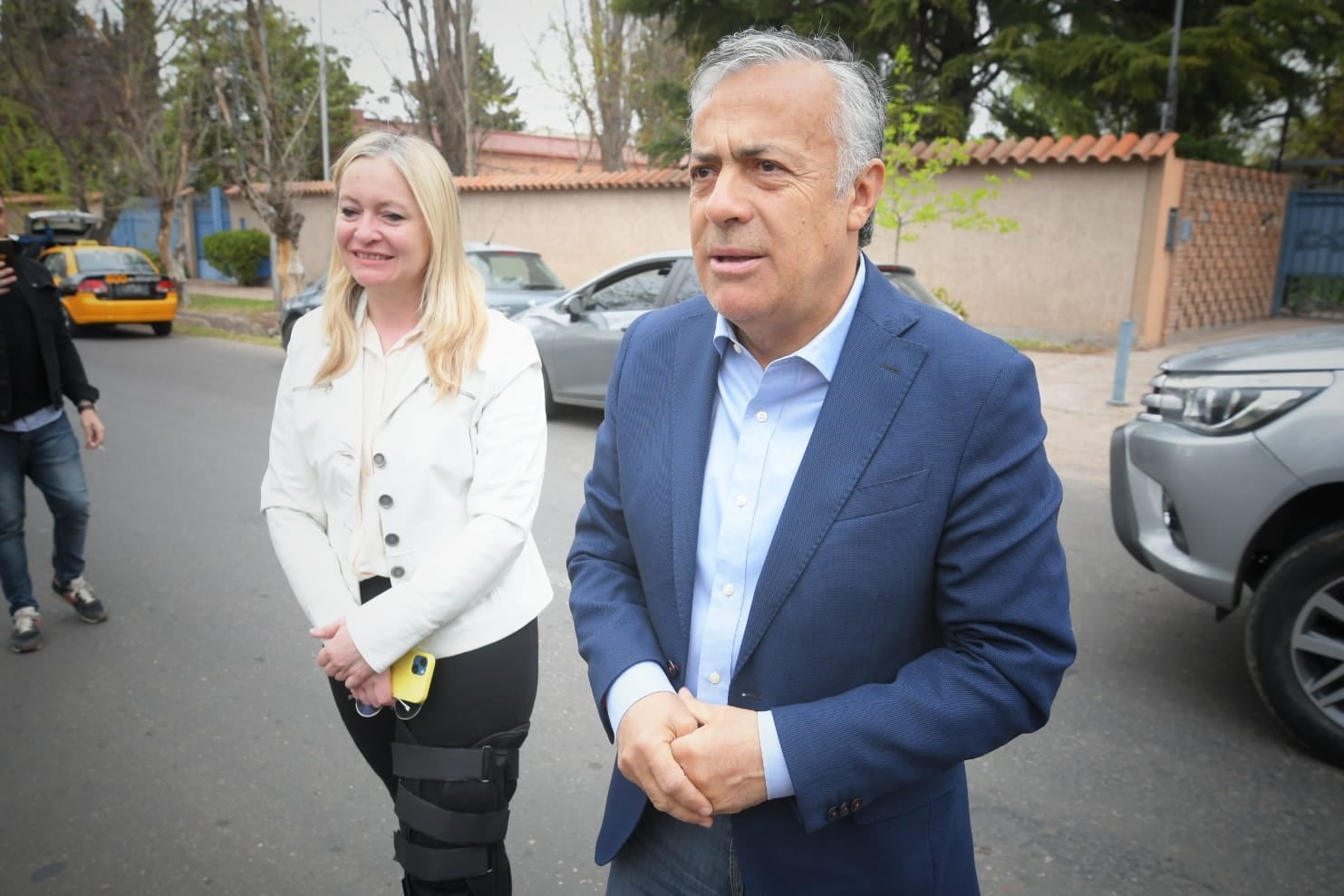 Hebe Casado y Alfredo Cornejo. Ignacio Blanco / Los Andes