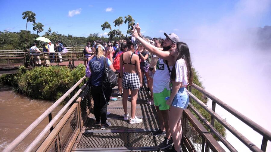 Cataratas del Iguazú, en Misiones. / Télam