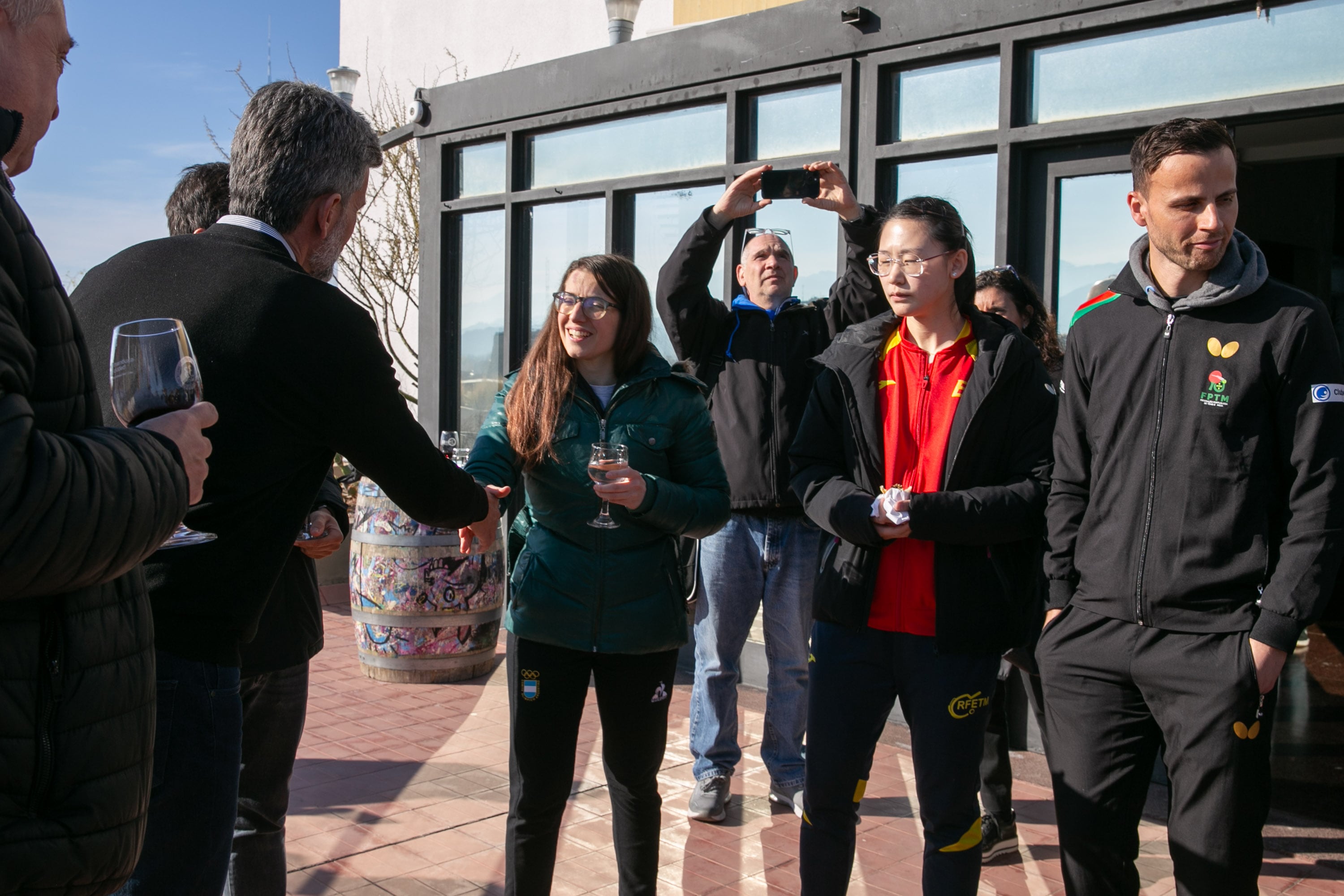 La Ciudad de Mendoza recibió a tenimesistas de élite en la Terraza Jardín Mirador.