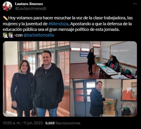 Lautaro Jiménez vía Twitter.