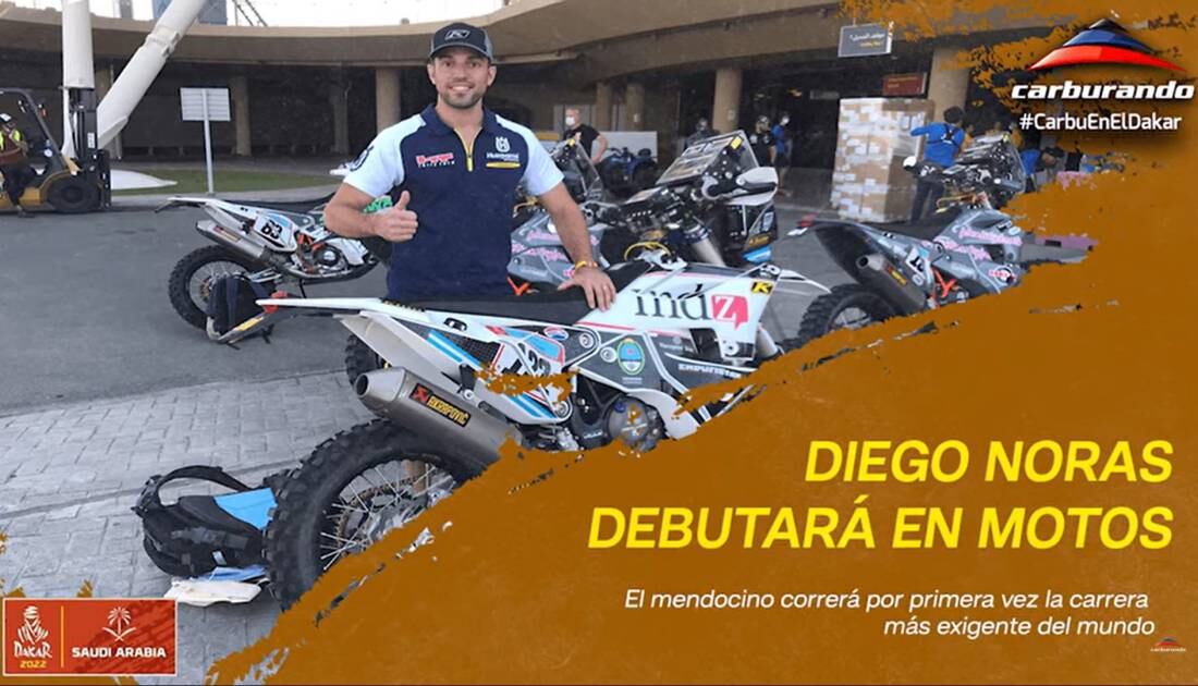 Diego Noras, el nuevo mendocino en el Dakar