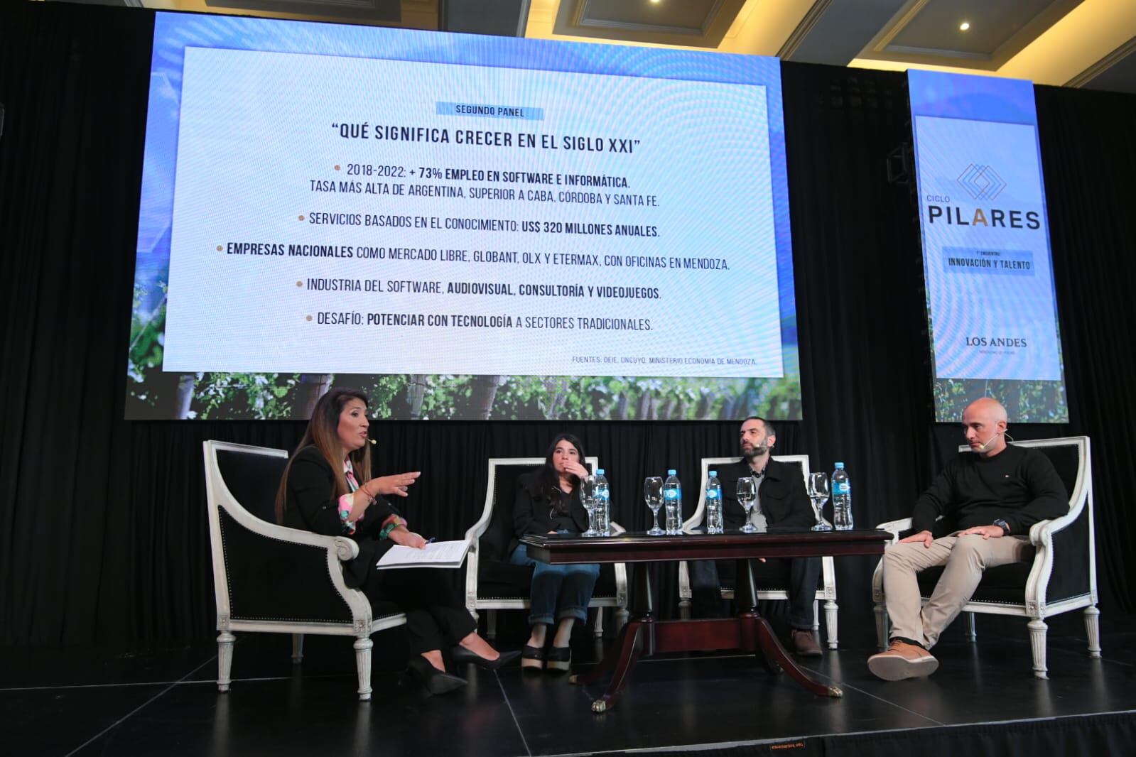 El potencial del sector tecnológico, su crecimiento en la región y la cooperación público-privada en este sentido. Foto: Ignacio Blanco/Los Andes