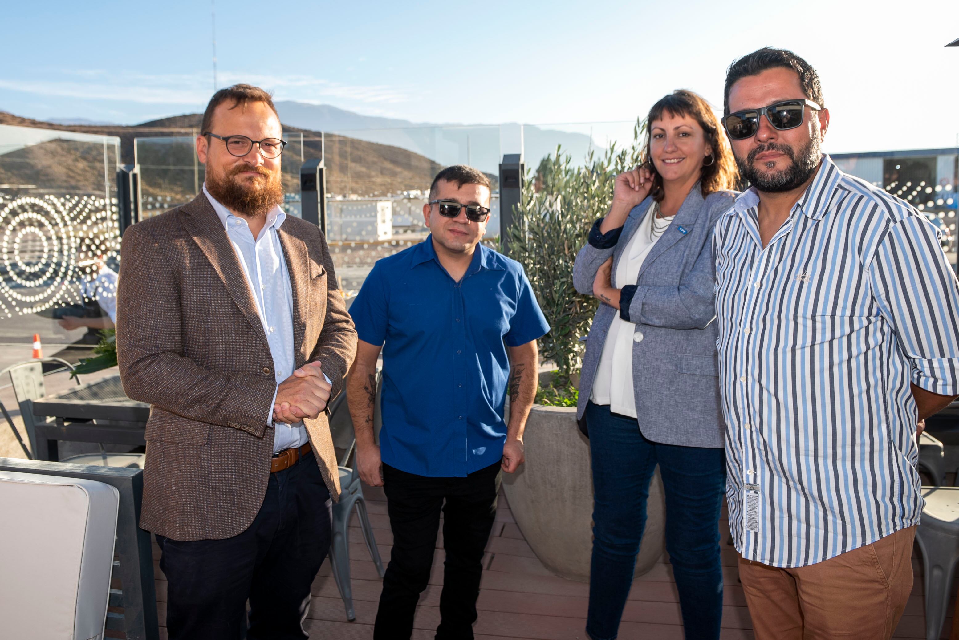 Juan Maurín, Víctor Córdoba, Natalia Rosas y Alejandro Luna.