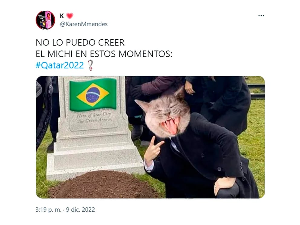 Los mejores memes de la inesperada eliminación de Brasil del Mundial Qatar 2022.