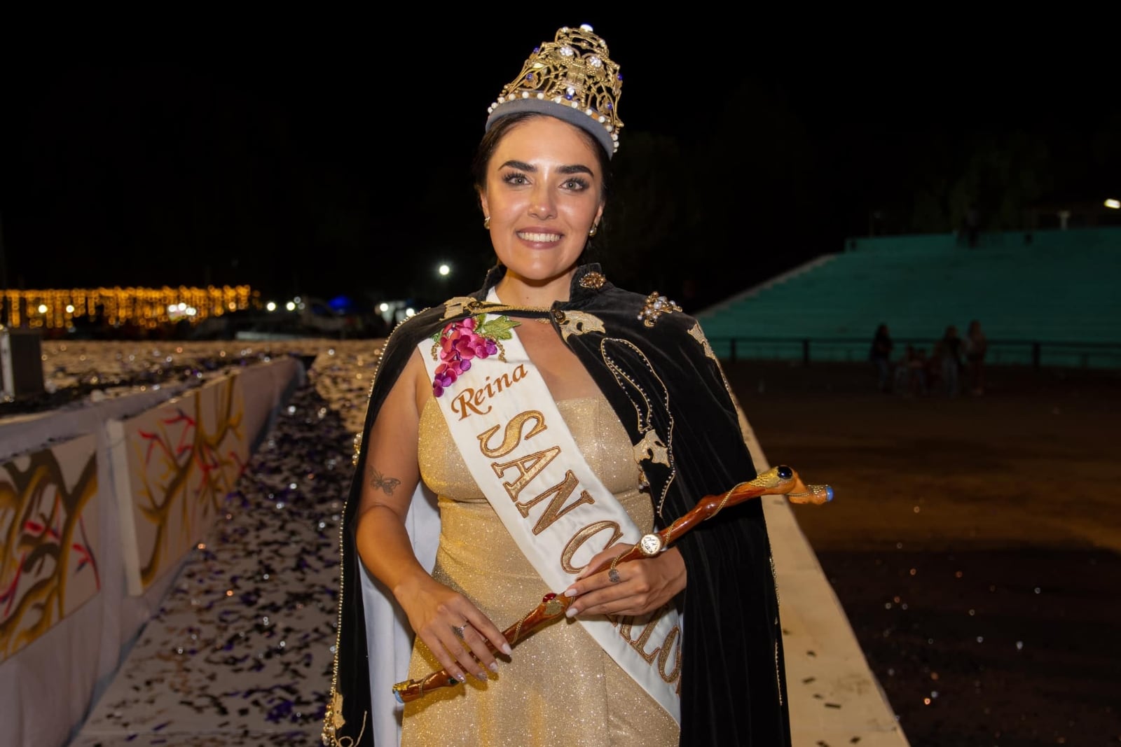 Luz Soria, flamante Reina de la Vendimia de San Carlos.