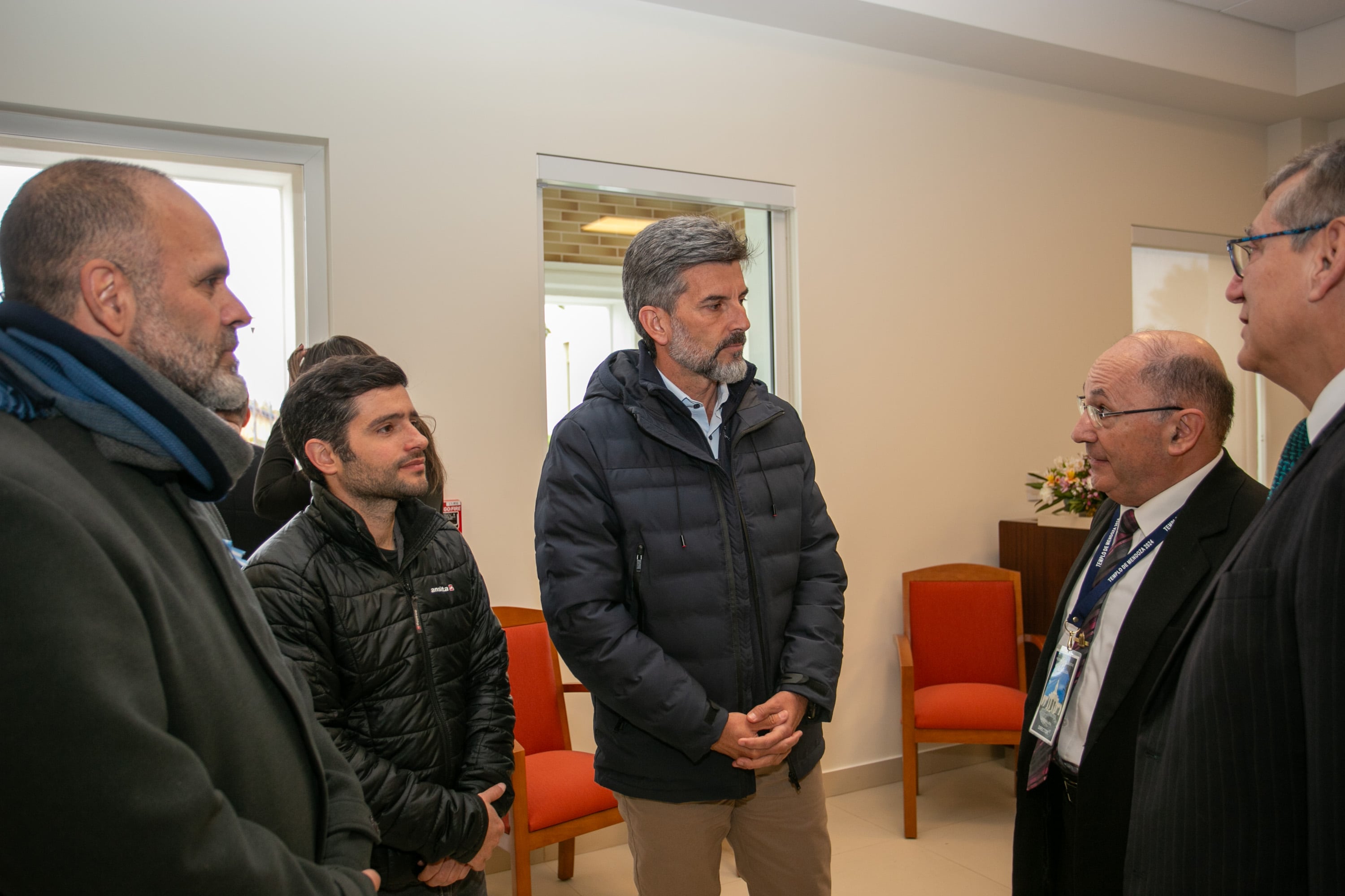 Ulpiano Suarez participó de la apertura del nuevo templo de la Iglesia de Jesucristo de los Santos de los Últimos Días