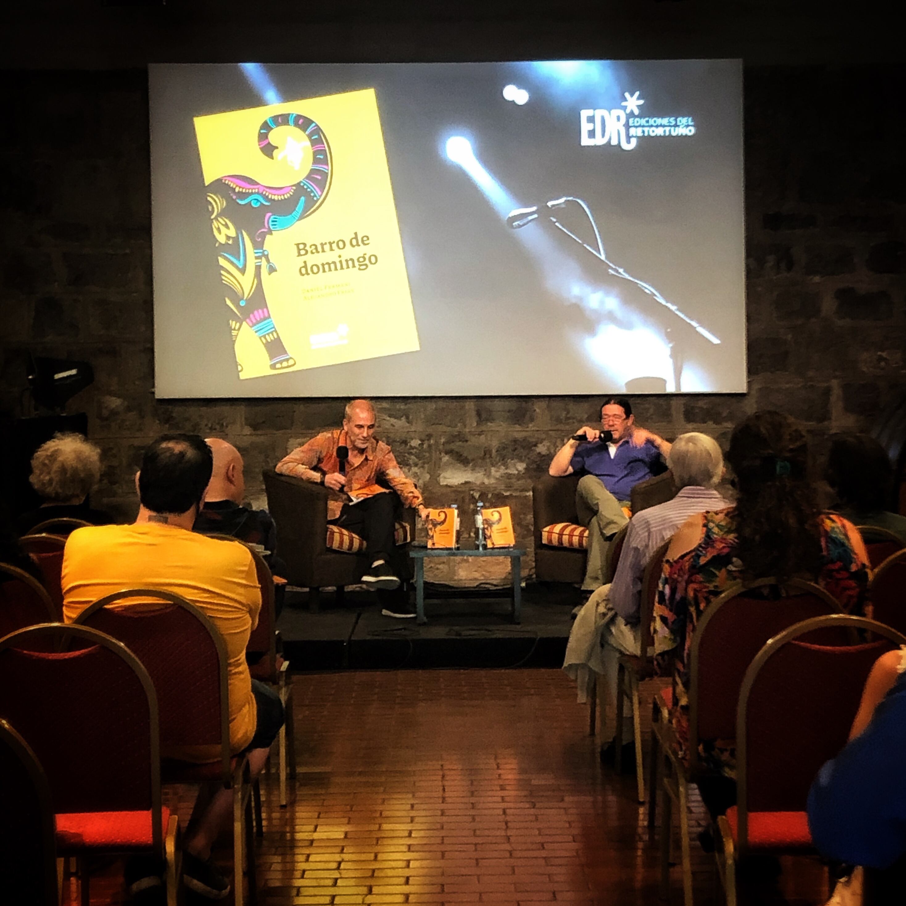 Presentación del libro "Barro de domingo", de Daniel Fermani y Frías, en la última Feria del Libro. Foto: Gentileza.