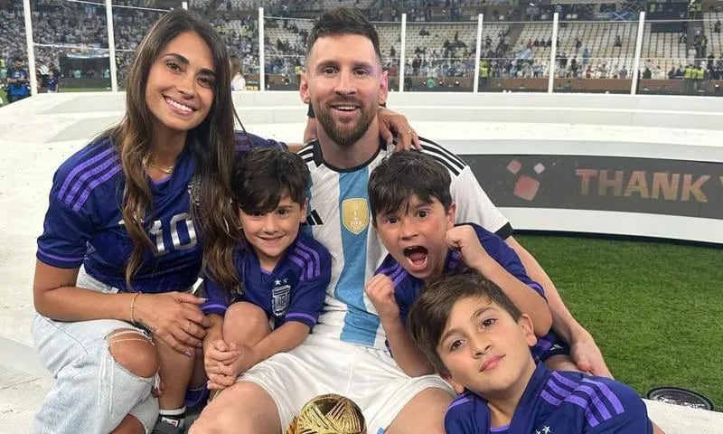 Así lucia Anto Roccuzzo antes de la fama estelar de Messi