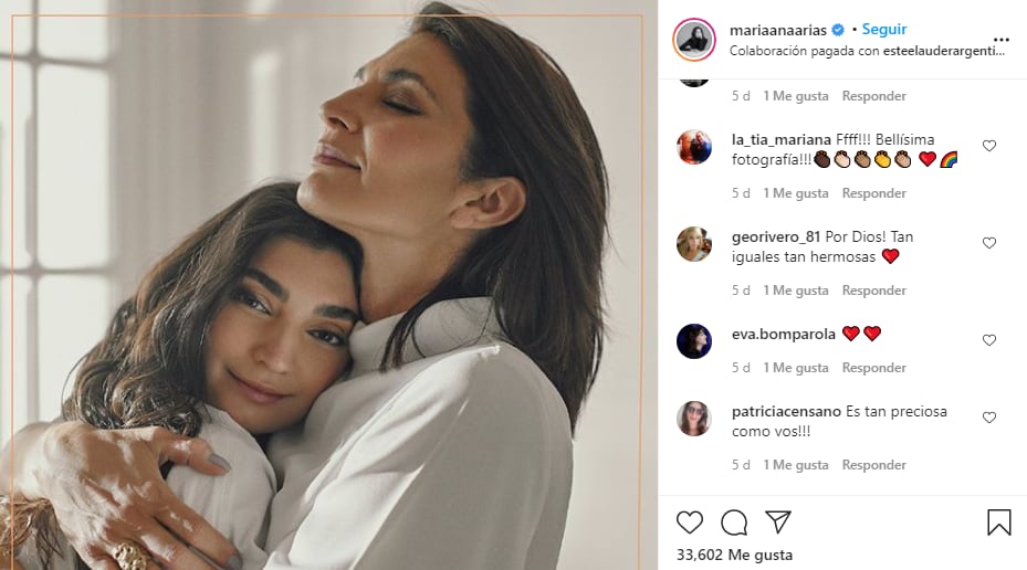 La imagen que causó sensación entre los seguidores de Mariana Arias