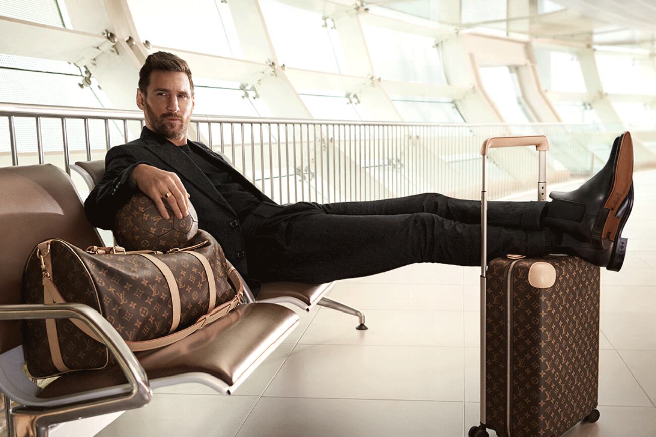 Messi es la cara de la nueva línea de Louis Vuitton.