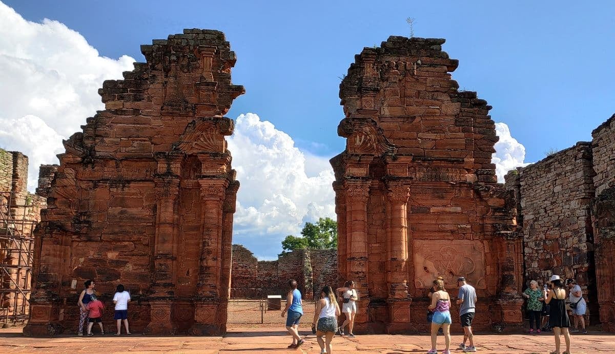 Las ruinas de San Ignacio Miní. Foto: Web.