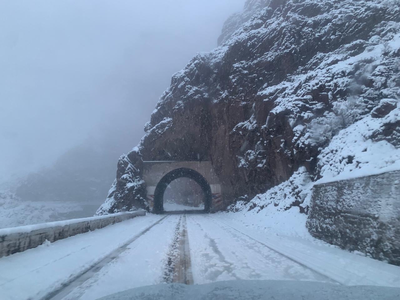 Así está hoy la alta montaña en Mendoza