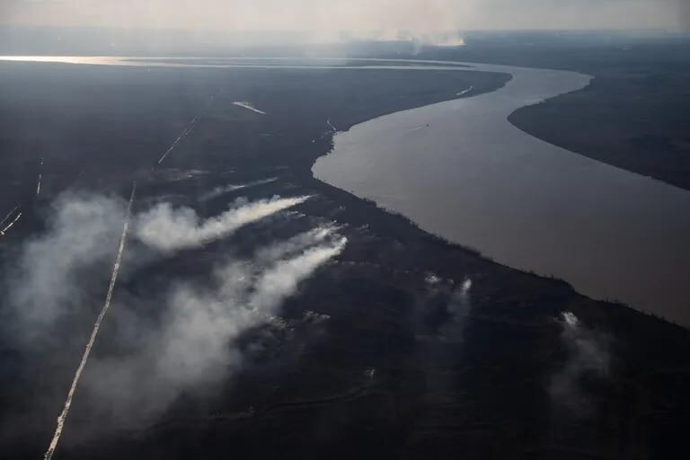 Incendios en el delta. / Foto: Gentileza