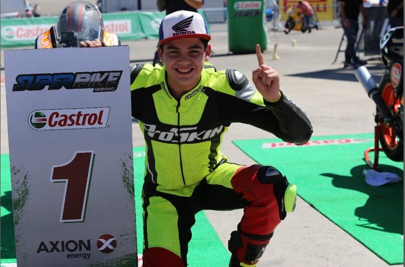 Sabattini, el sanjuanino que busca consagrarse en el Superbike Argentino