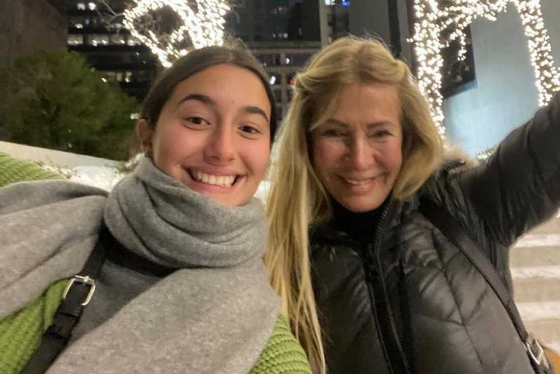 Cris MorIgena y su nieta, Azul Giordano (Ig: Cris Morena).