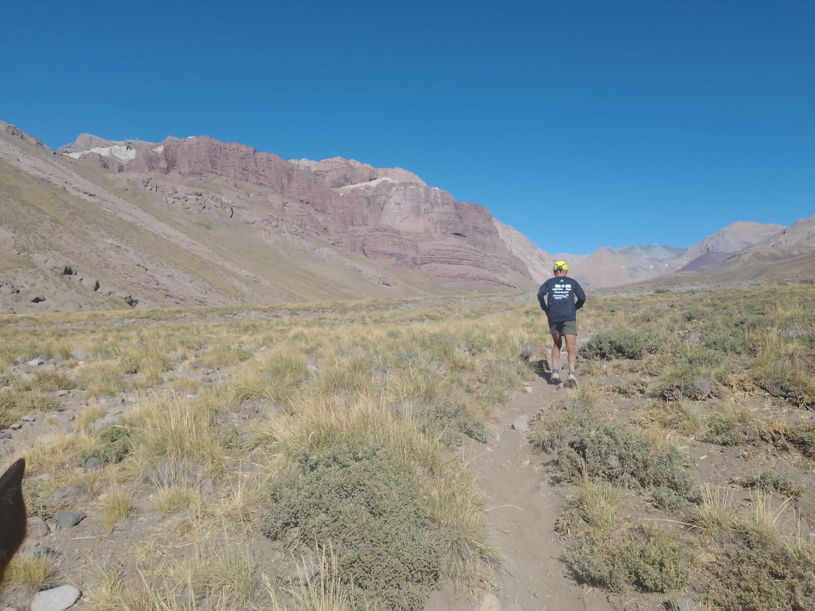 En solitario. José Casas se preparó durante un año y medio para esta travesía de 80 kilómetros para la que empleó 14horas y 16 minutos.