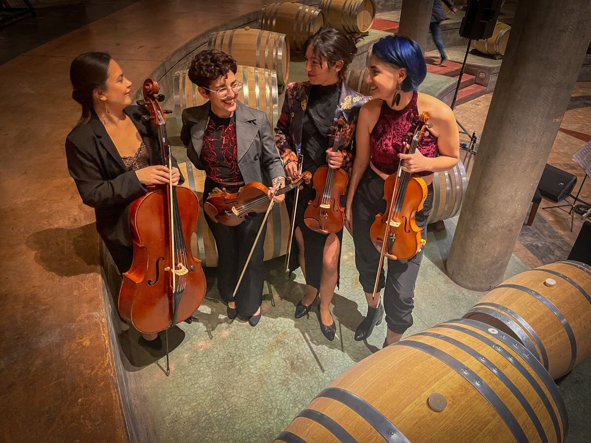 Entramadas, cuarteto de cuerdas que será parte del encuentro.