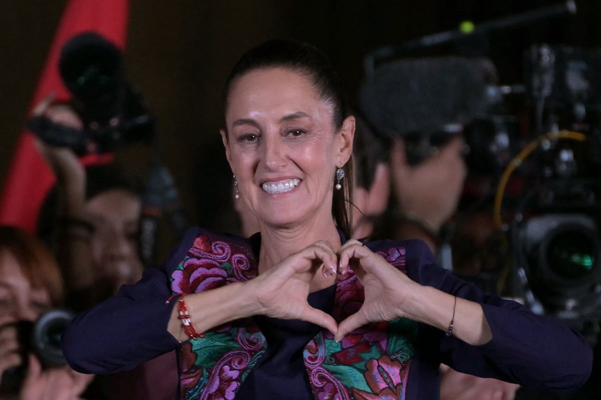 La izquierdista Claudia Sheinbaum, la primera mujer en llegar a la presidencia de México (Foto gentileza)