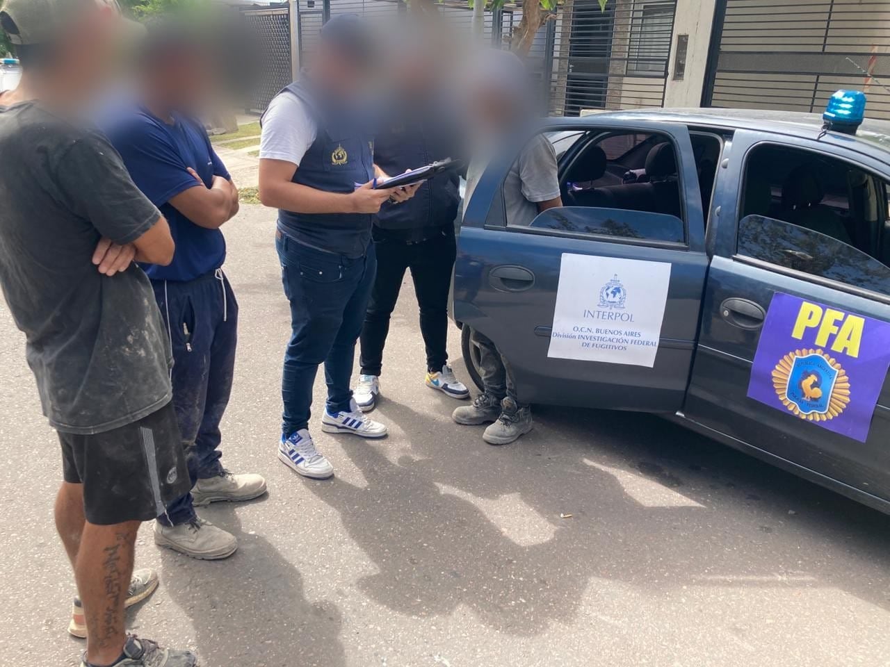 Otro de los bolivianos detenidos por la Policía Federal en Mendoza. | Foto: Policía Federal