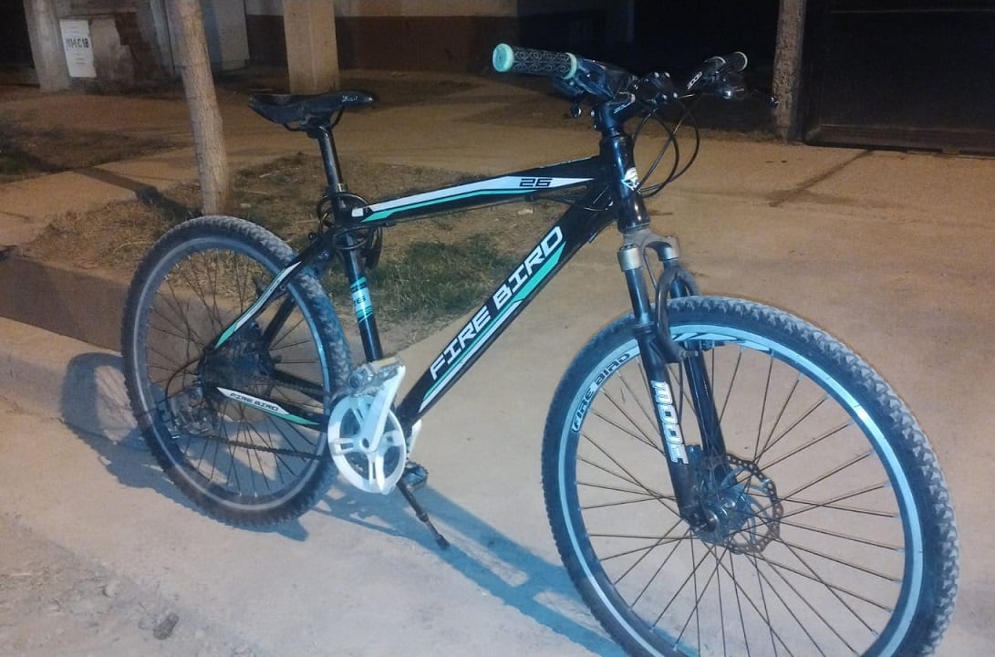 La bicicleta robada en Guaymallén fue recuperada. | Foto: Ministerio de Seguridad y Justicia