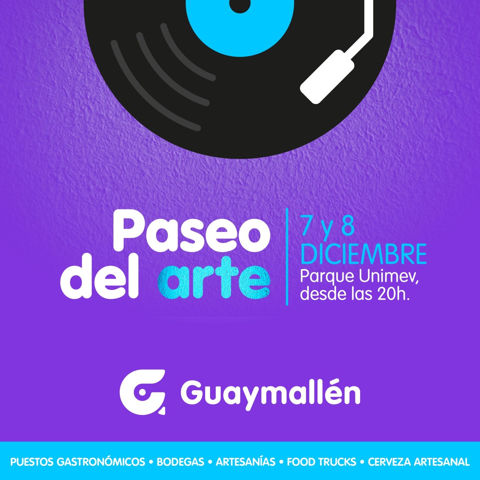 Arte, música, gastronomía y más en un nuevo paseo para disfrutar en familia